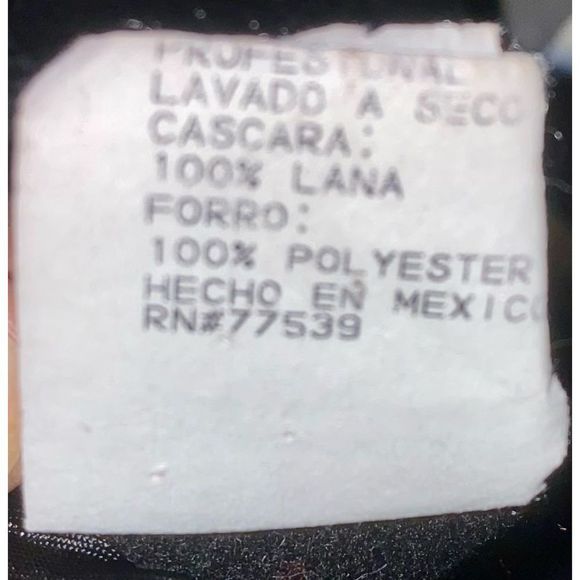 Trilogi Black Wool Blend Womens Belted Mid Length Coat Jacket Button Closure 10 - Picture 7 of 9